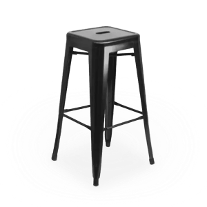 Iron bar stool for rent