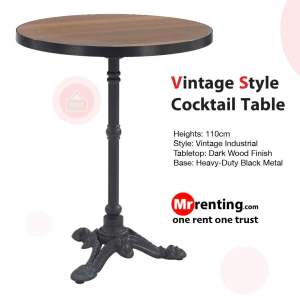 Vintage Industrial Cocktail Table