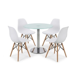 Glass top table
