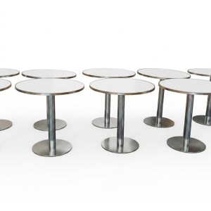 Round glass table 70cm