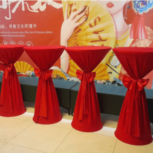 Cocktial table red cover