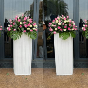 Fresh flower with stand